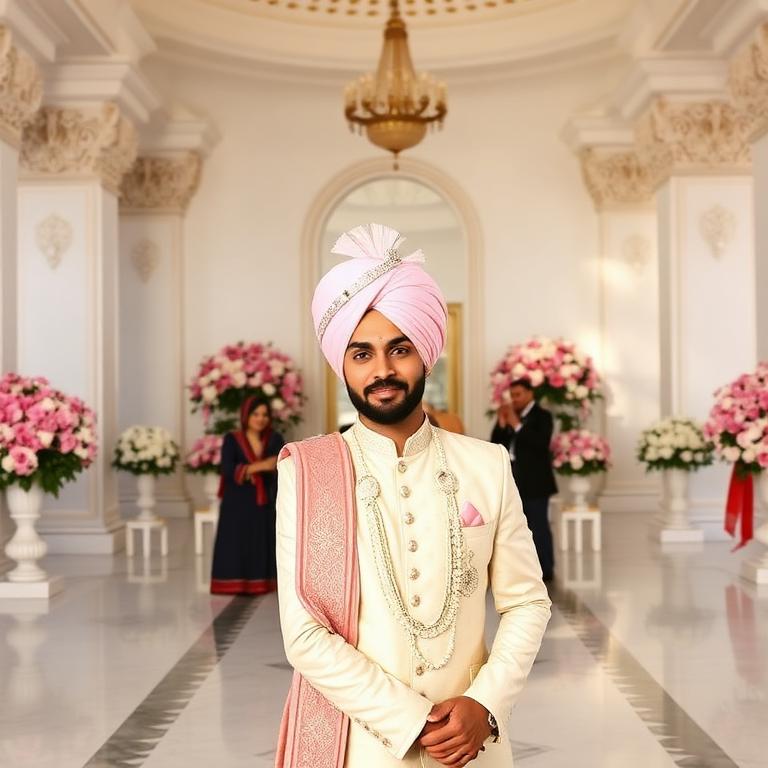Anand Karaj gurdwara light hitting different 🌅 #anandkaraj #sikhwedding